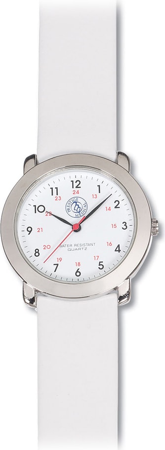 CLASSIC QUARTZ WATCH WITH WHITE BAND