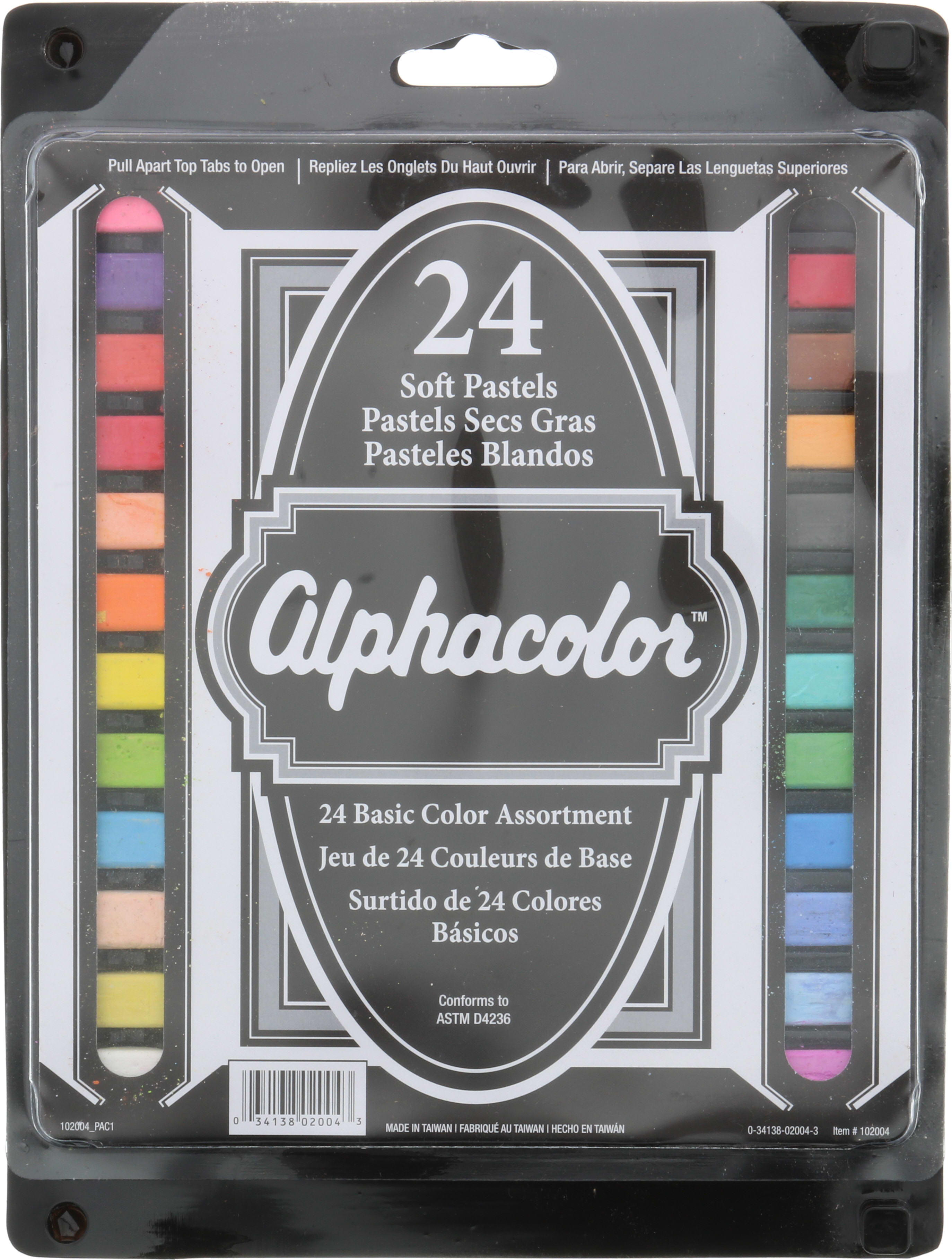 Alphacolor Pastels 24-Color Set