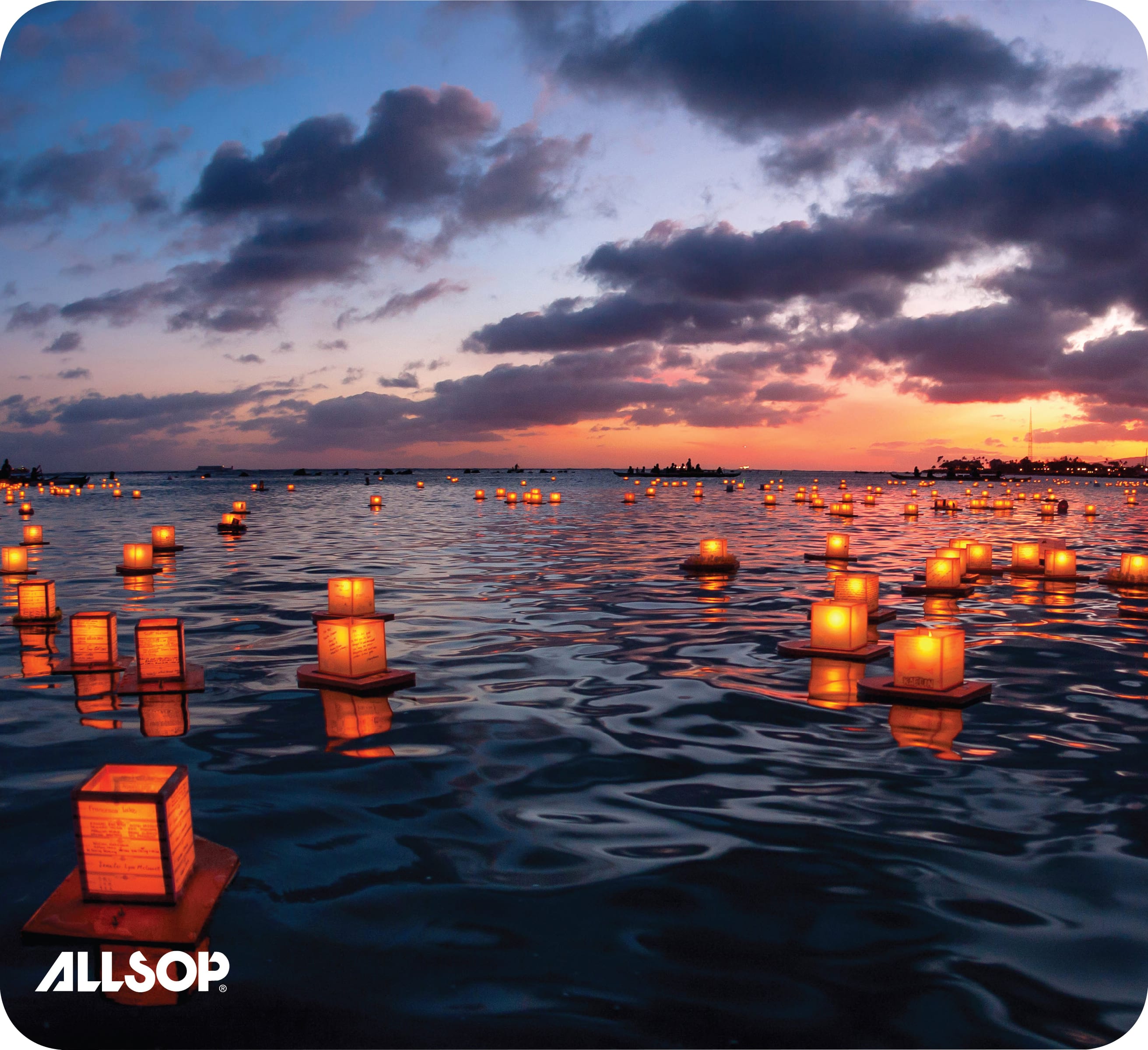 Allsop NatureSmart Mousepad Laterns, 8x8.5x.08in