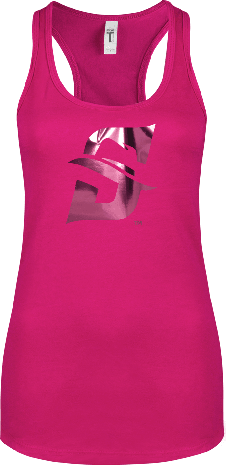 Stetson Next Level Ladies Ideal Racerback Tank Primary logo Foil - ONLINE ONLY