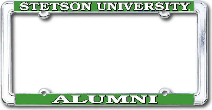Stetson University Alumni Thin Dome License Plate Frame