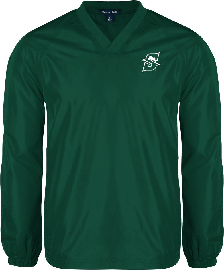 Stetson V Neck Raglan Windshirt Primary logo - ONLINE ONLY