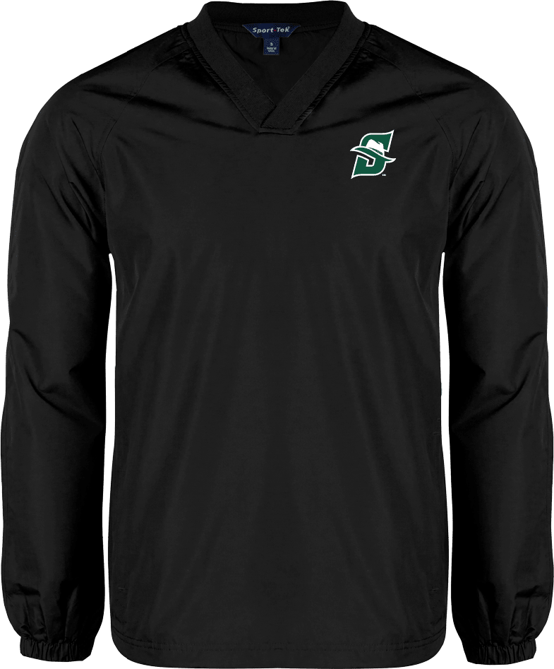 Stetson V Neck Raglan Windshirt Primary logo - ONLINE ONLY