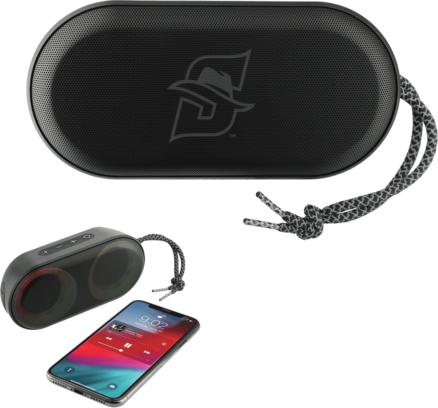 Stetson Zedd Outdoor Speaker with RGB Lights Primary logo Engraved - ONLINE ONLY
