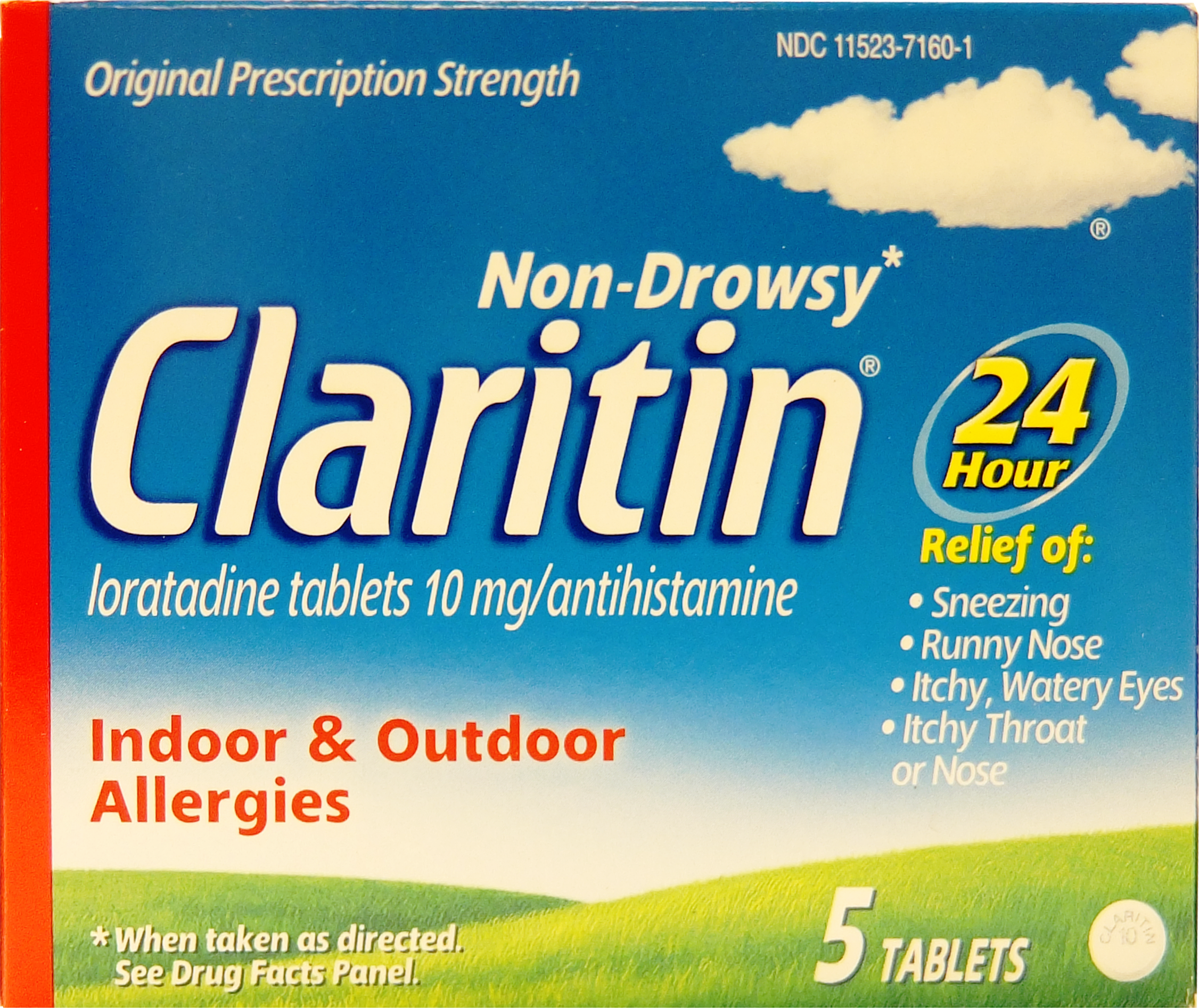 CLARITIN 5CT ALLERGY 24HR