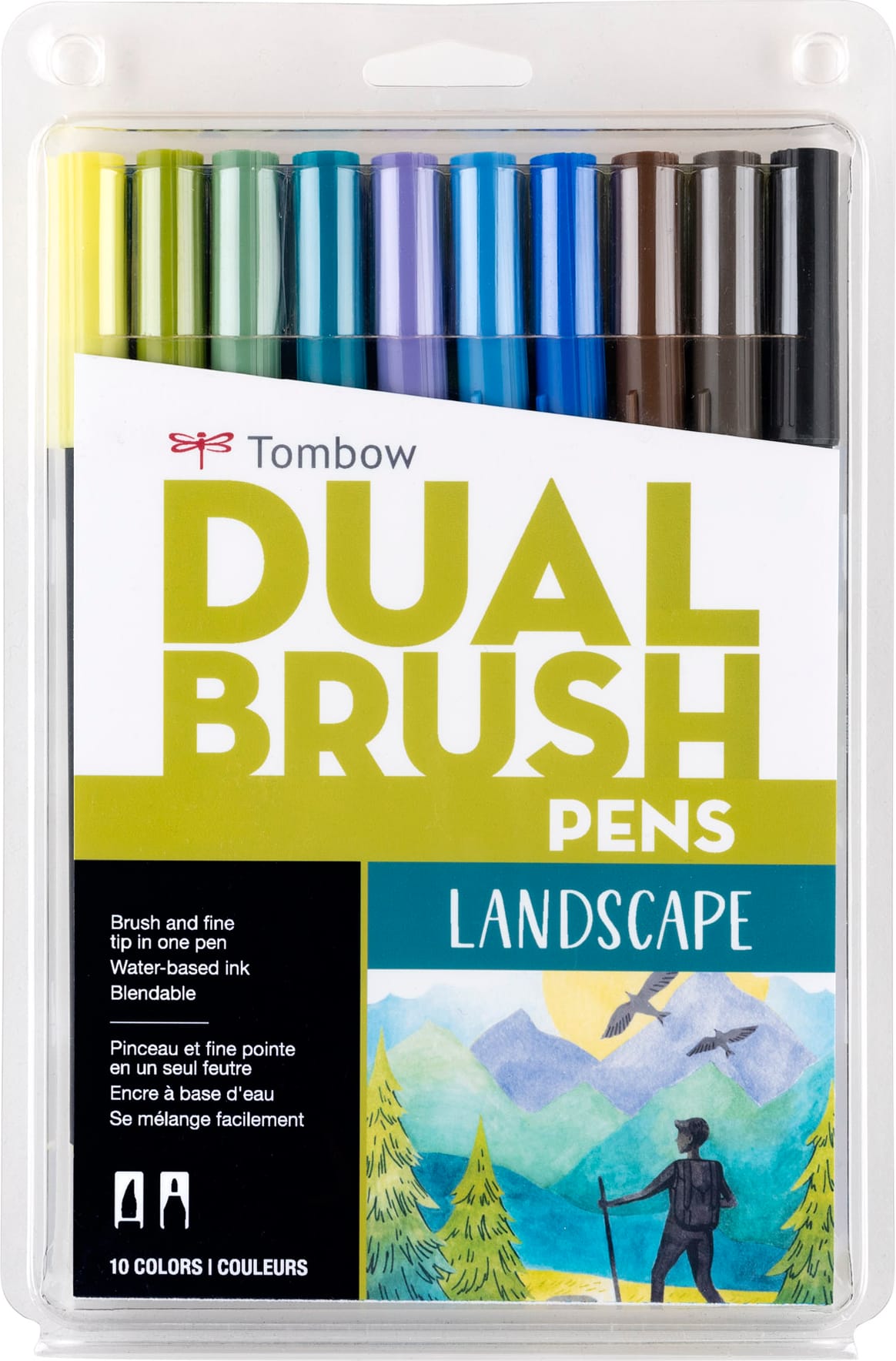 ABT DUAL BRUSH SET 10/LANDSCAPE