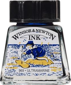 DRAWING INK 1/2 OZ ULTRAMARINE