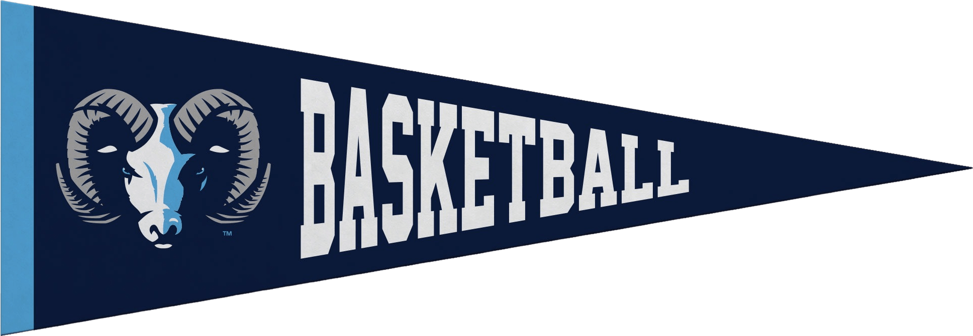 University of Rhode Island 5x15 Rams Basketball Pennant
