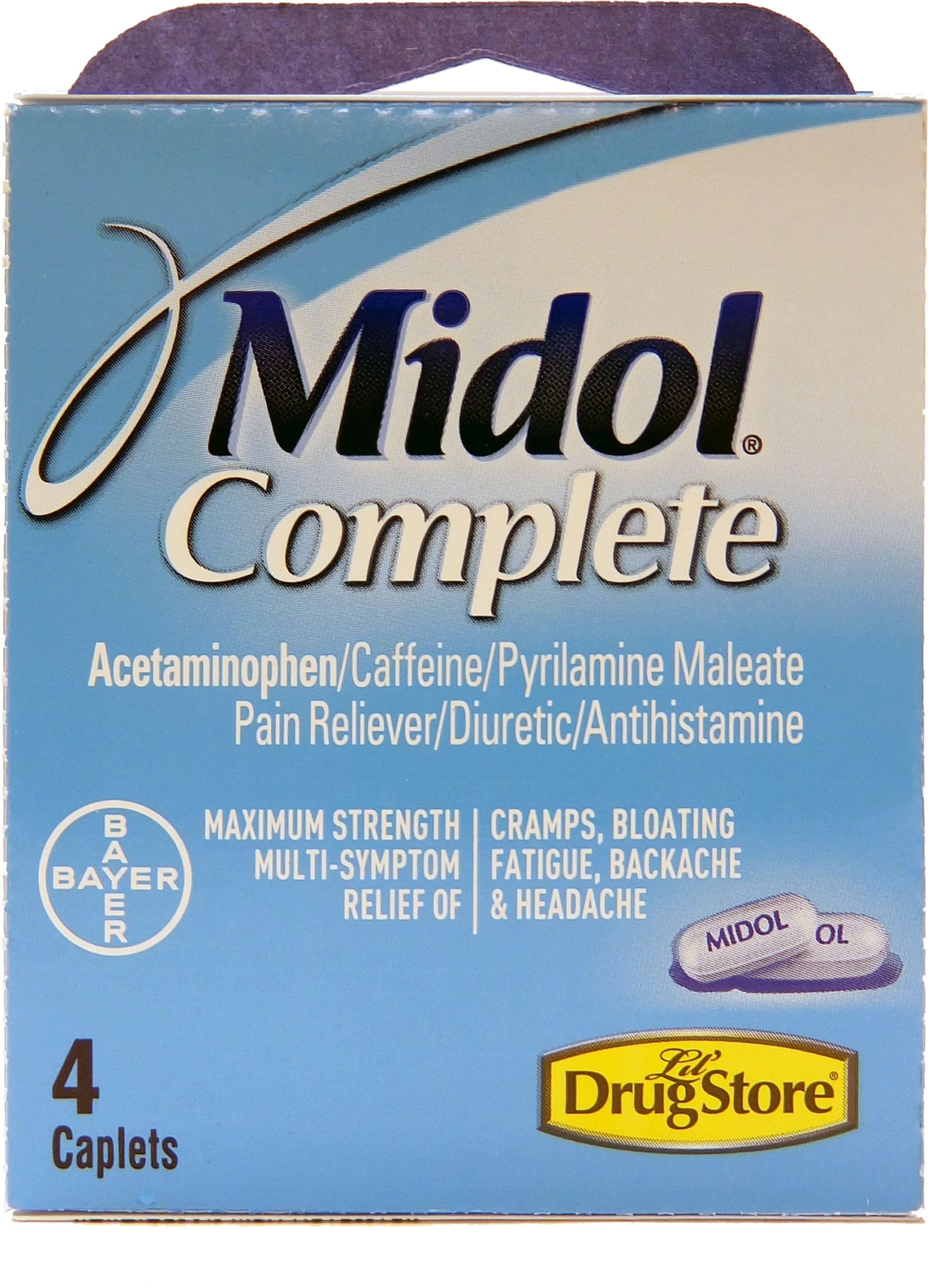 LIL MIDOL MENSTRAL CAPS 4CT