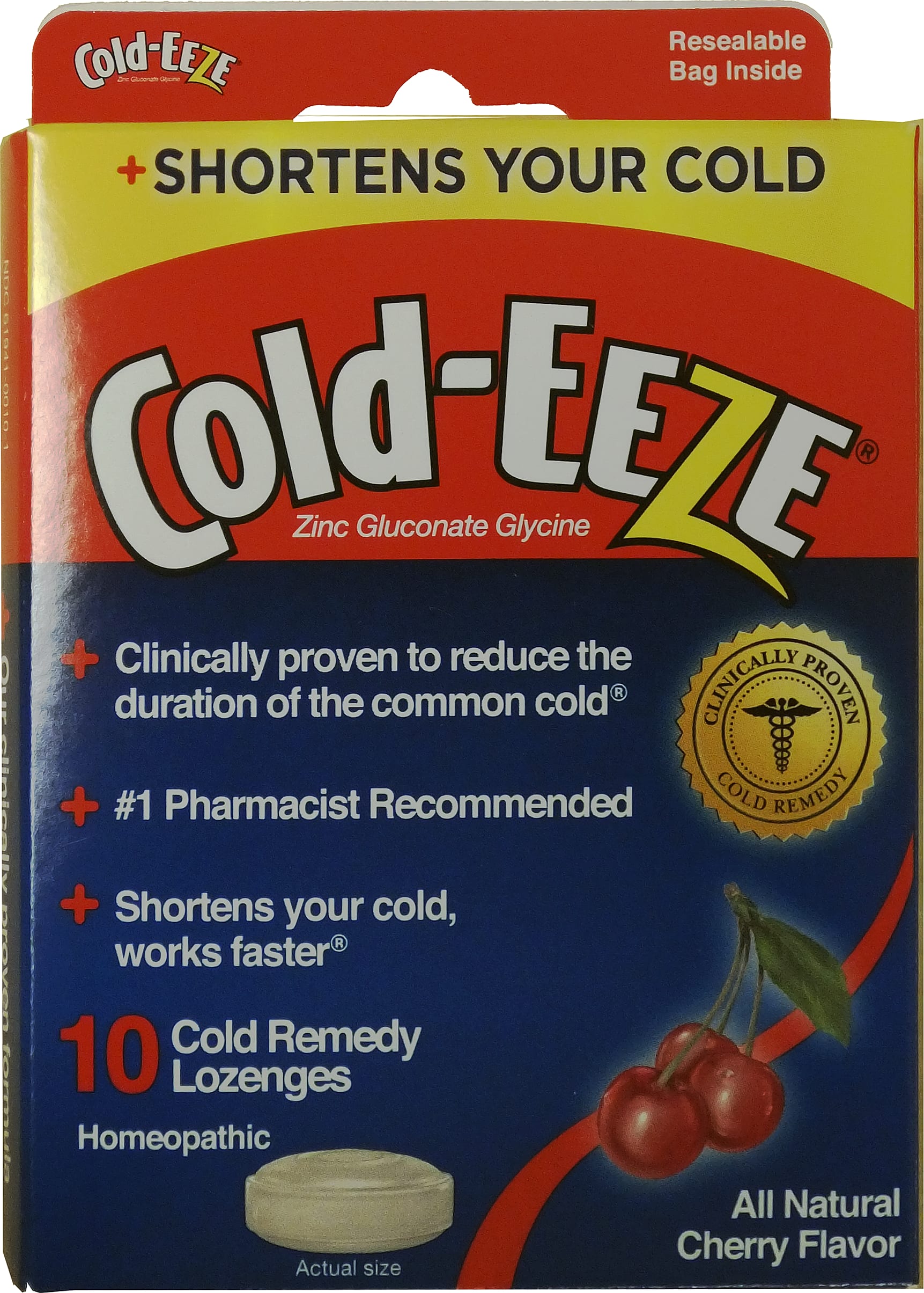 Cold-EEZE Cherry Flavored Lozenges 10 Count