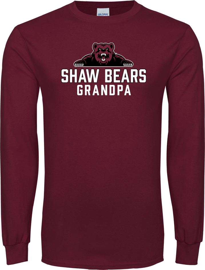 Shaw University Long Sleeve T Shirt Grandpa - ONLINE ONLY