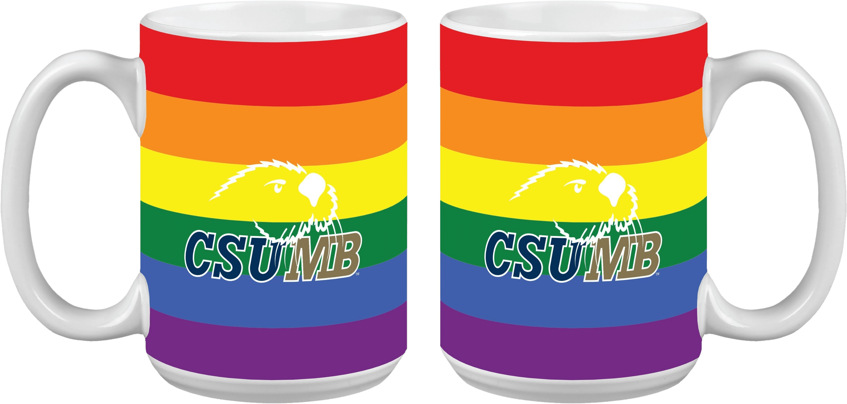 California State University Monterey Bay 15 oz. Pride Mug