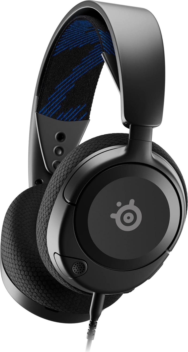 SteelSeries Arctis Nova 1P Multi-System Gaming Wired Headset (White)