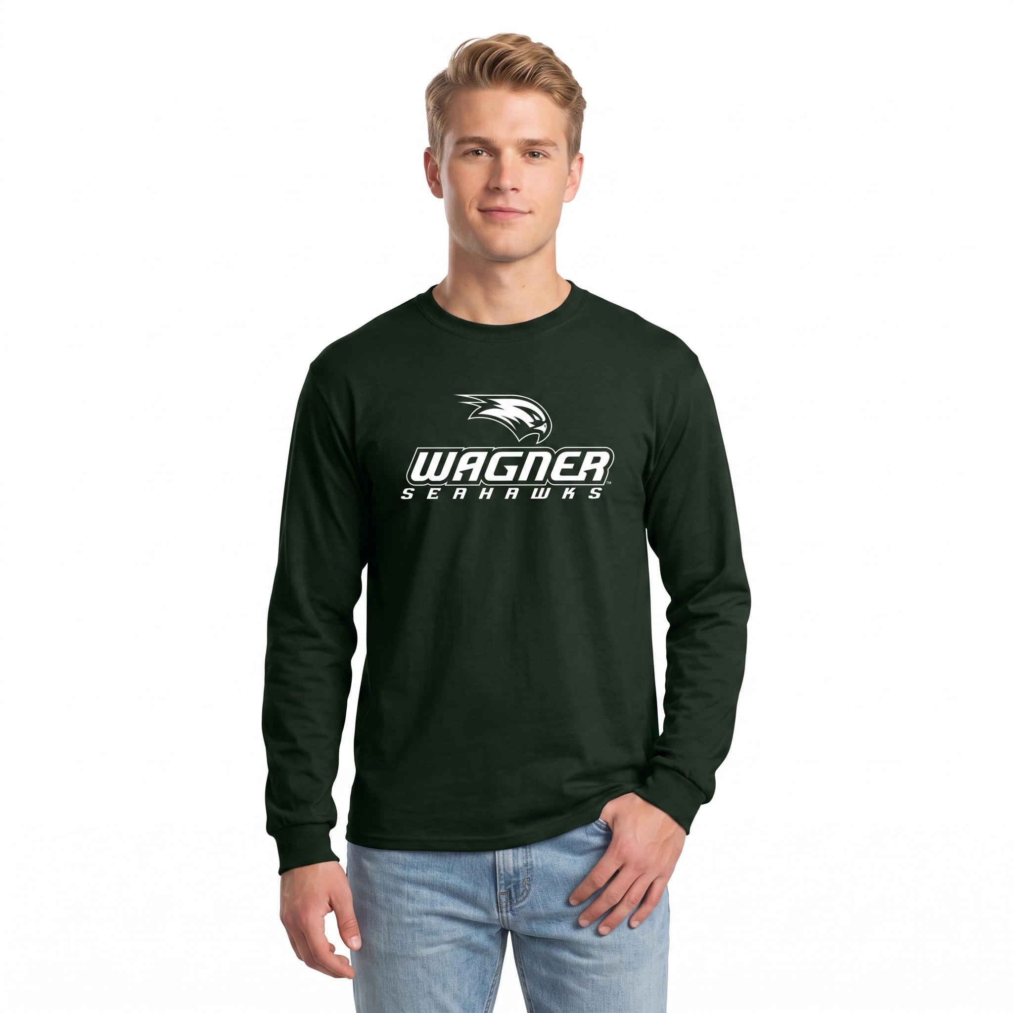 Wagner College Seahawks Long Sleeve T-Shirt