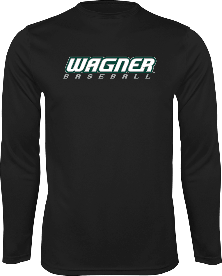 Wagner College Performance Longsleeve Shirt Baseball - ONLINE ONLY