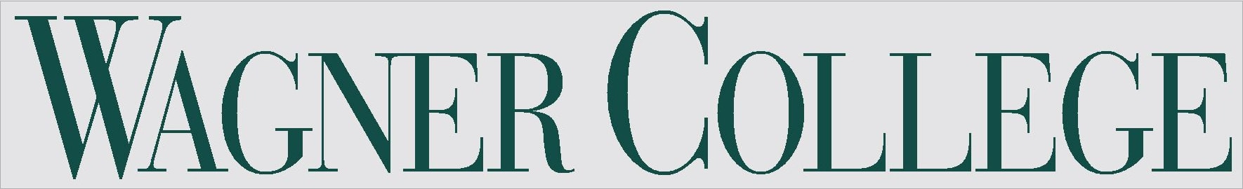 Wagner College Strip Decal