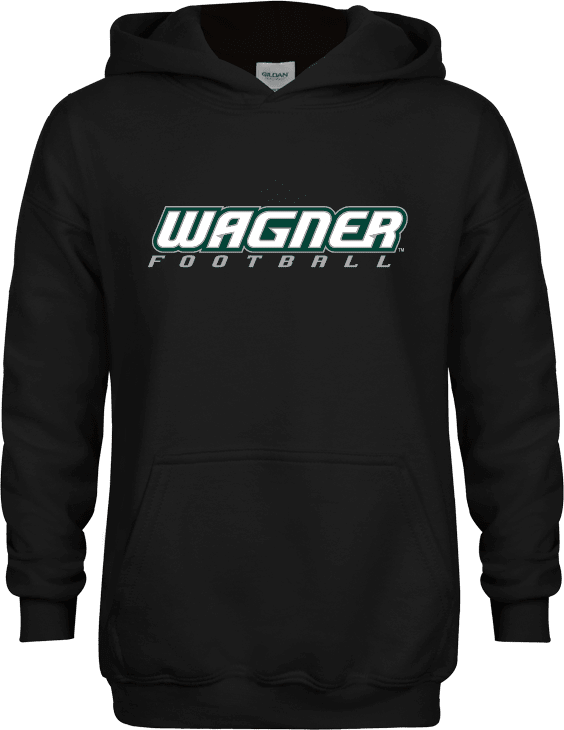 Wagner College Youth Fleece Hoodie Football - ONLINE ONLY