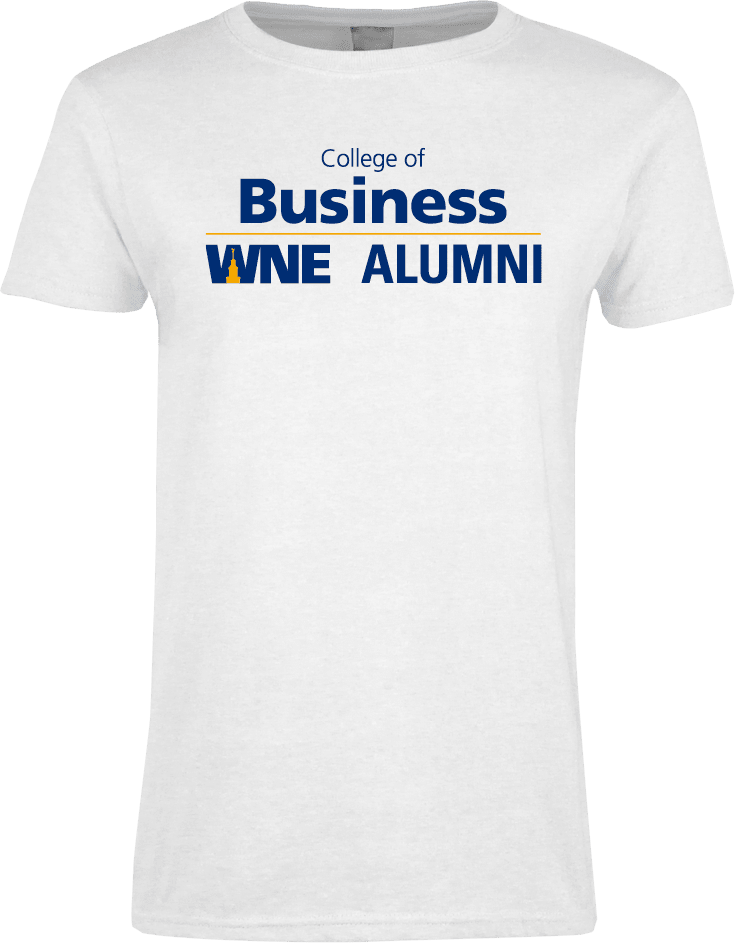 Western New England Ladies T Shirt College of Business Alumni - ONLINE ONLY