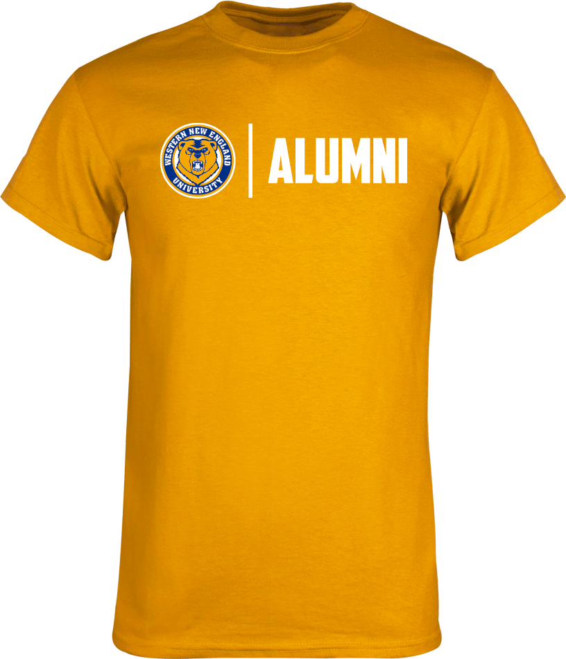 Western New England T Shirt Bear Alumni - ONLINE ONLY