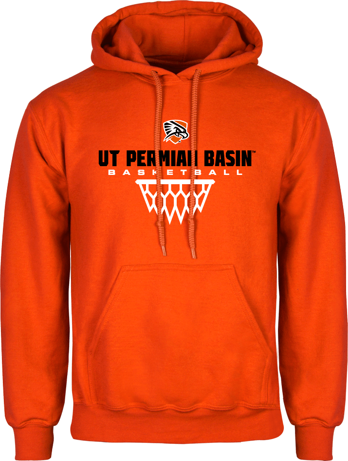 UT Permian Basin Fleece Hoodie UT Permian Basin Basketball w/Net Icon - ONLINE ONLY