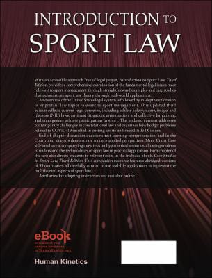 Intro to Sport Law (w/ Case Studies in Sport Law)