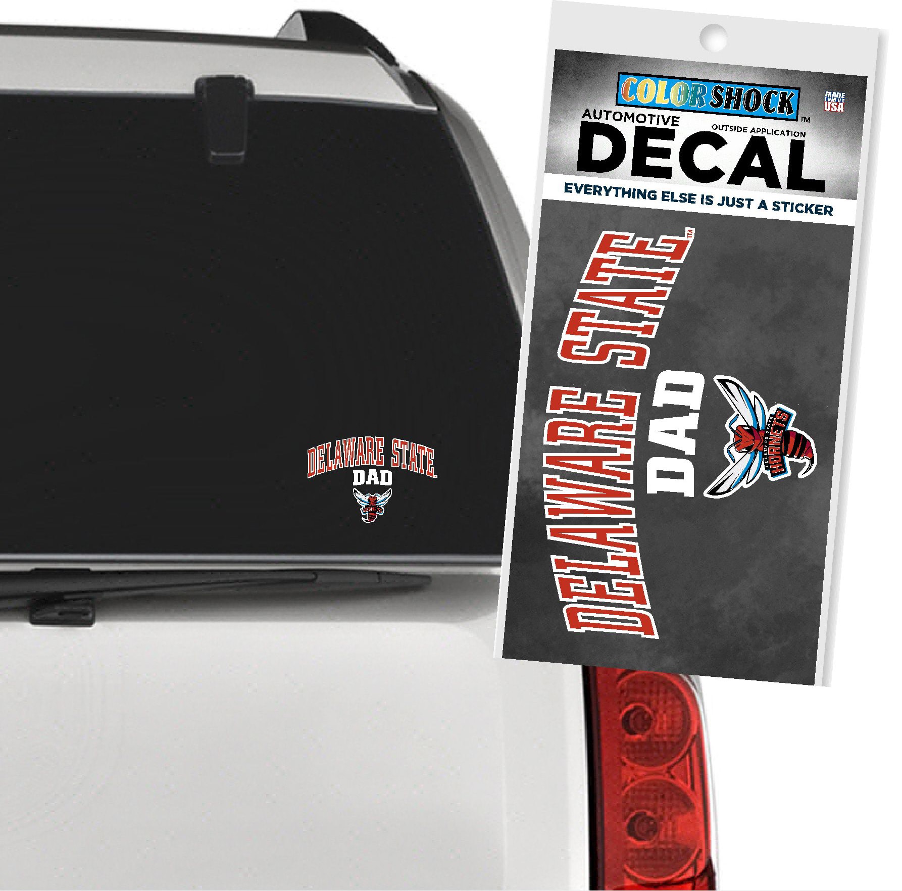 Delaware State University Hornets Dad Decal