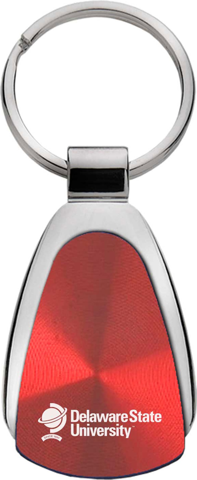 Delaware State University Teardrop Keychain