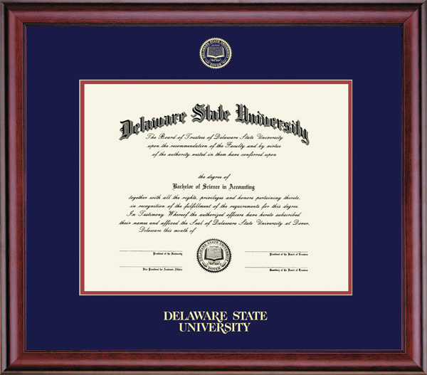 Delaware State University 8'' x 10'' Classic Diploma Frame