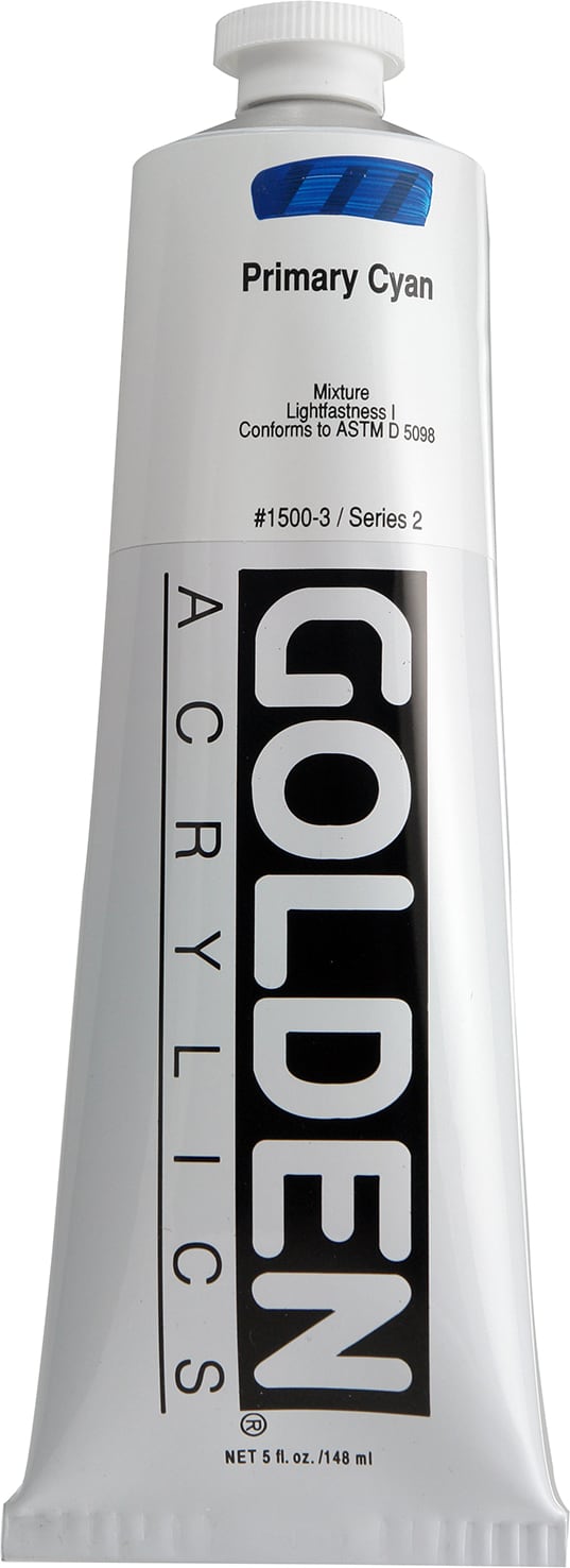 HB ACRYLIC PRIMARY CYAN 5oz
