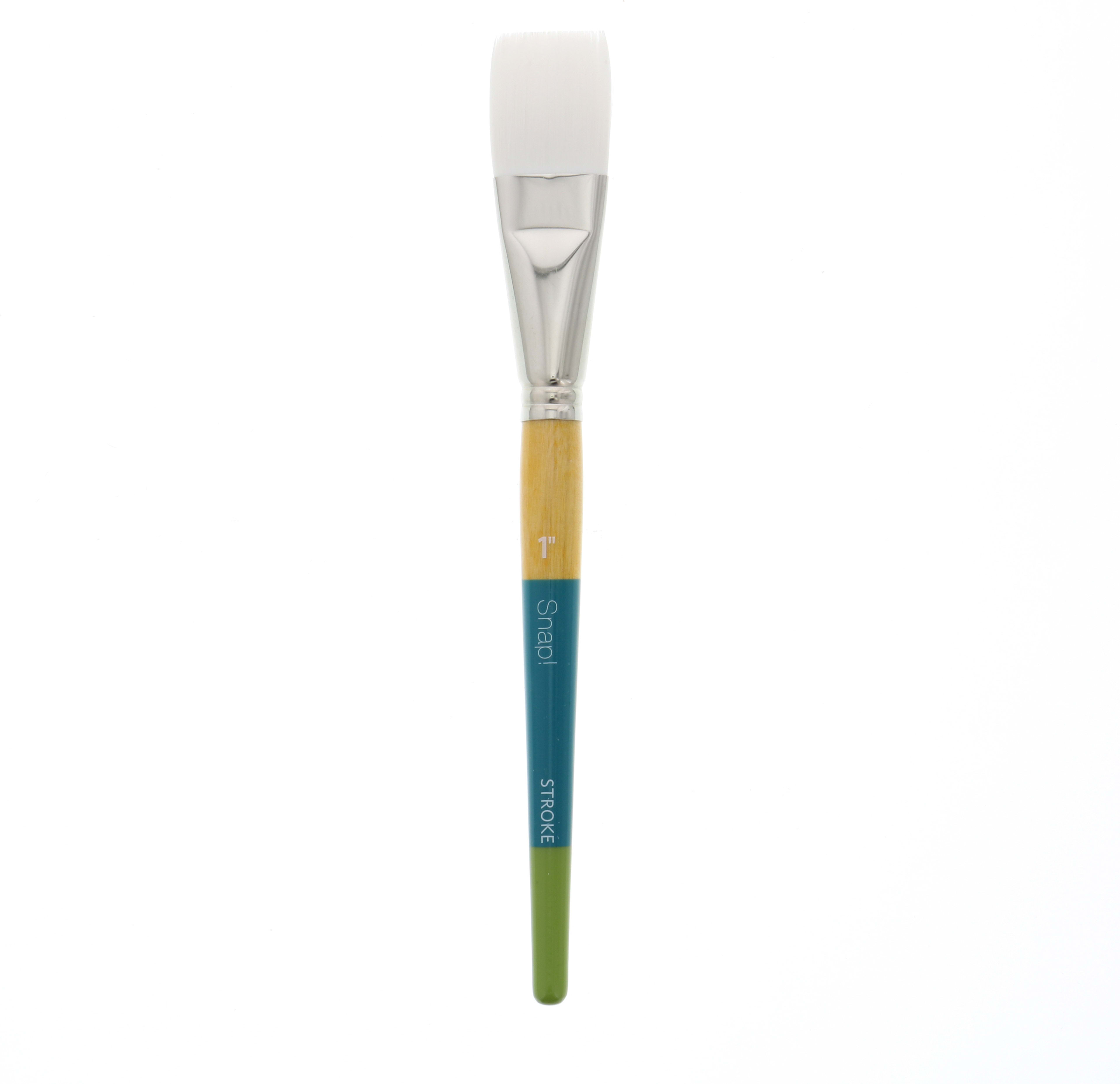 SNAP WHITE TAKLON STROKE 1IN SHORT HANDLE