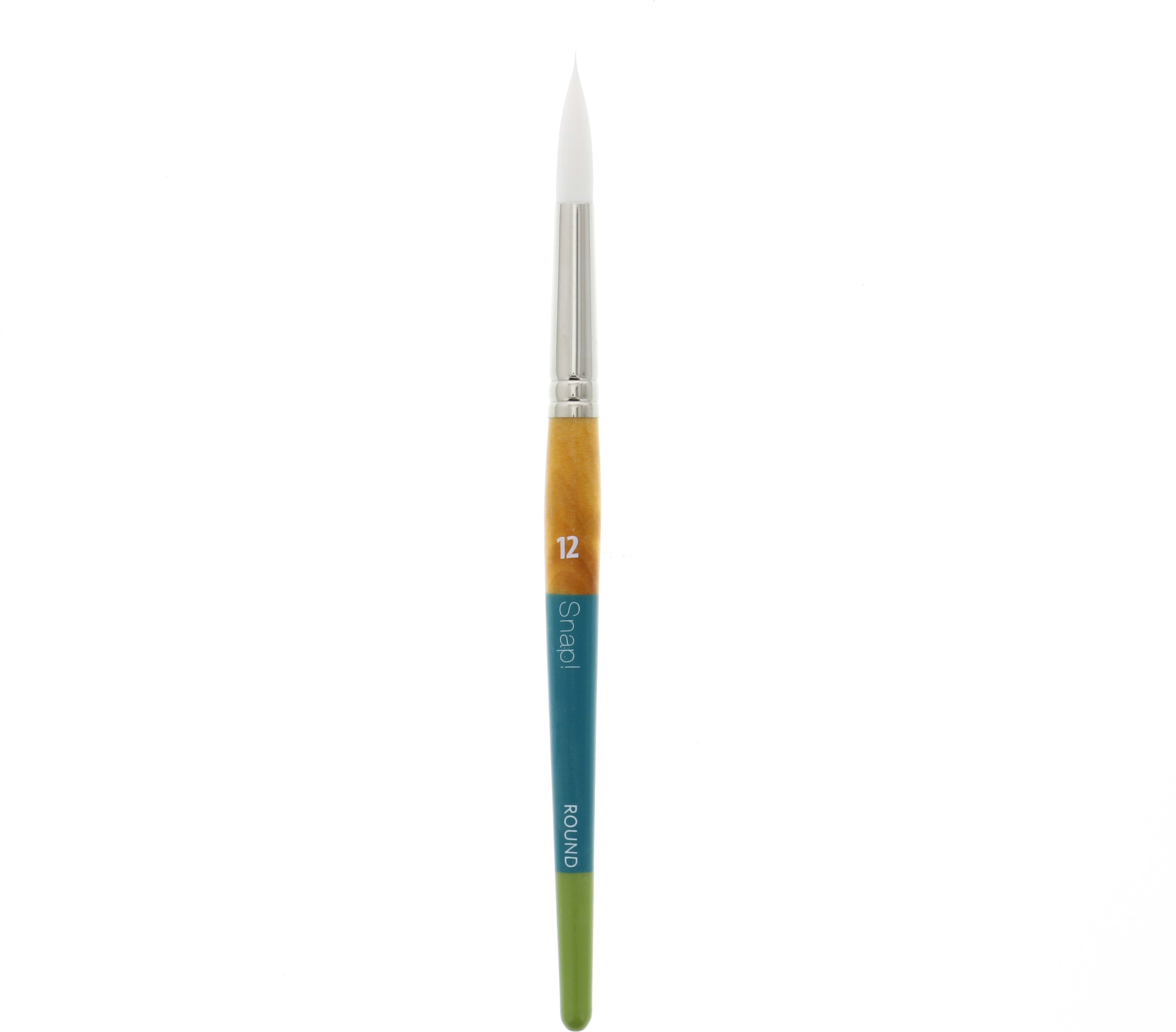SNAP WHITE TAKLON ROUND 12 SHORT HANDLE