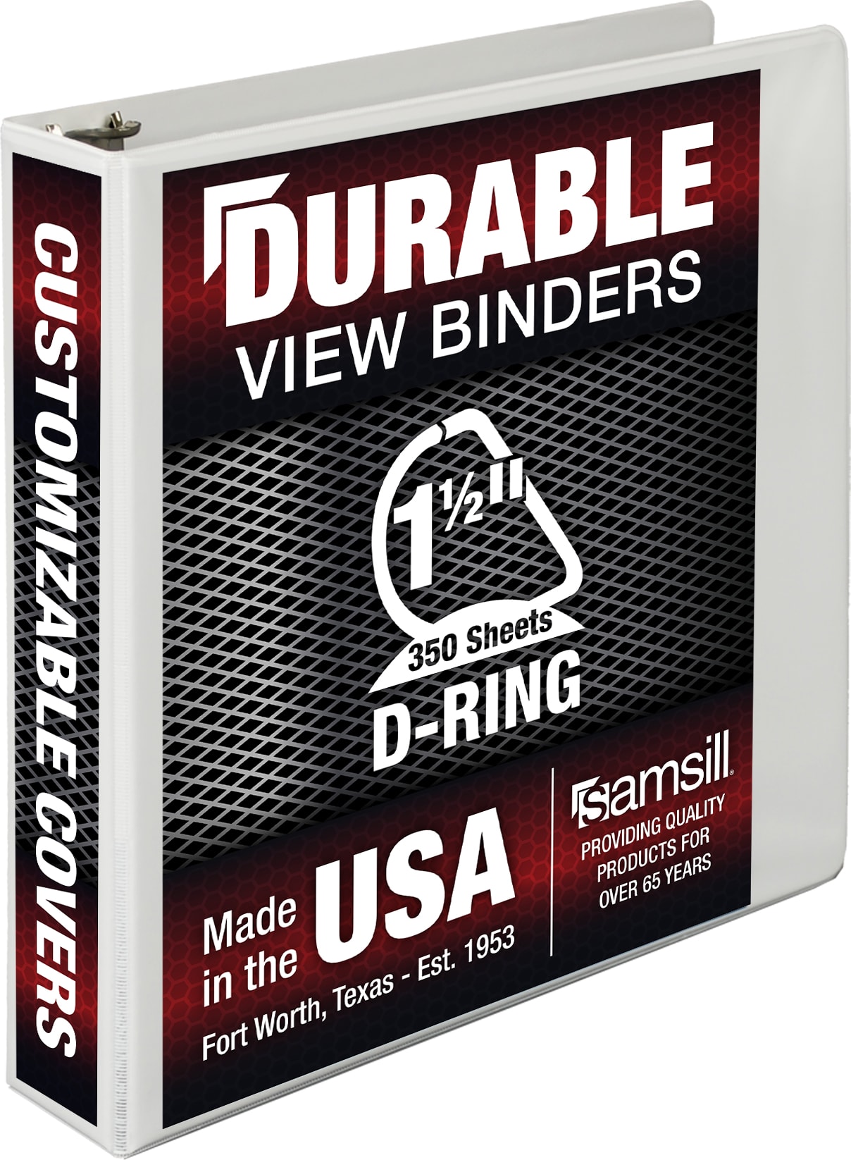 BINDER 1.5 IN DURABLE VIEW WHT