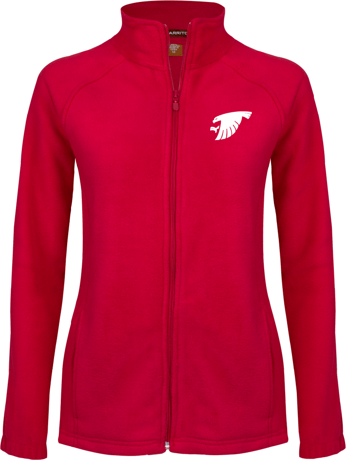 Sauk Valley Womens Fleece Full Zip Jacket Sauk Valley CC Mascot - ONLINE ONLY