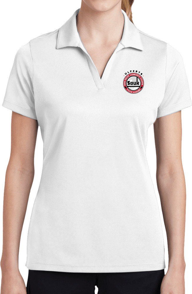 Sauk Valley Womens Dry Mesh Polo Sauk Valley CC Police Academy Seal - ONLINE ONLY