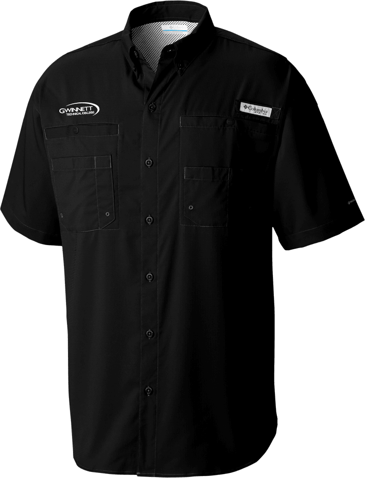 Gwinnett Tech Columbia Tamiami Performance Short Sleeve Shirt Gwinnett Technical College - ONLINE ONLY