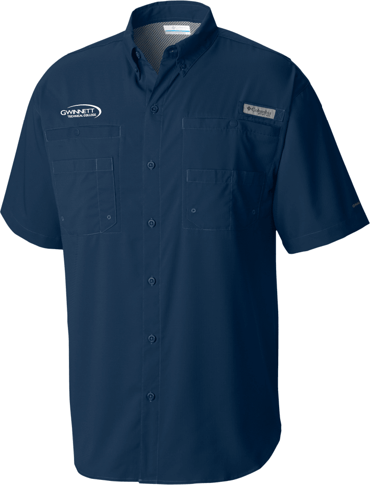 Gwinnett Tech Columbia Tamiami Performance Short Sleeve Shirt Gwinnett Technical College - ONLINE ONLY