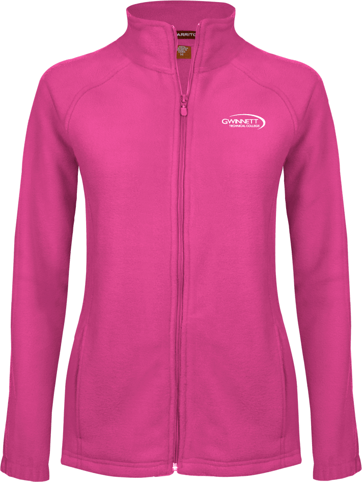Gwinnett Tech Womens Fleece Full Zip Jacket Gwinnett Technical College - ONLINE ONLY