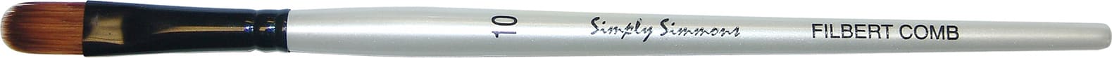 SIMPLY SIMMONS BRUSH FILBERT COMB 10