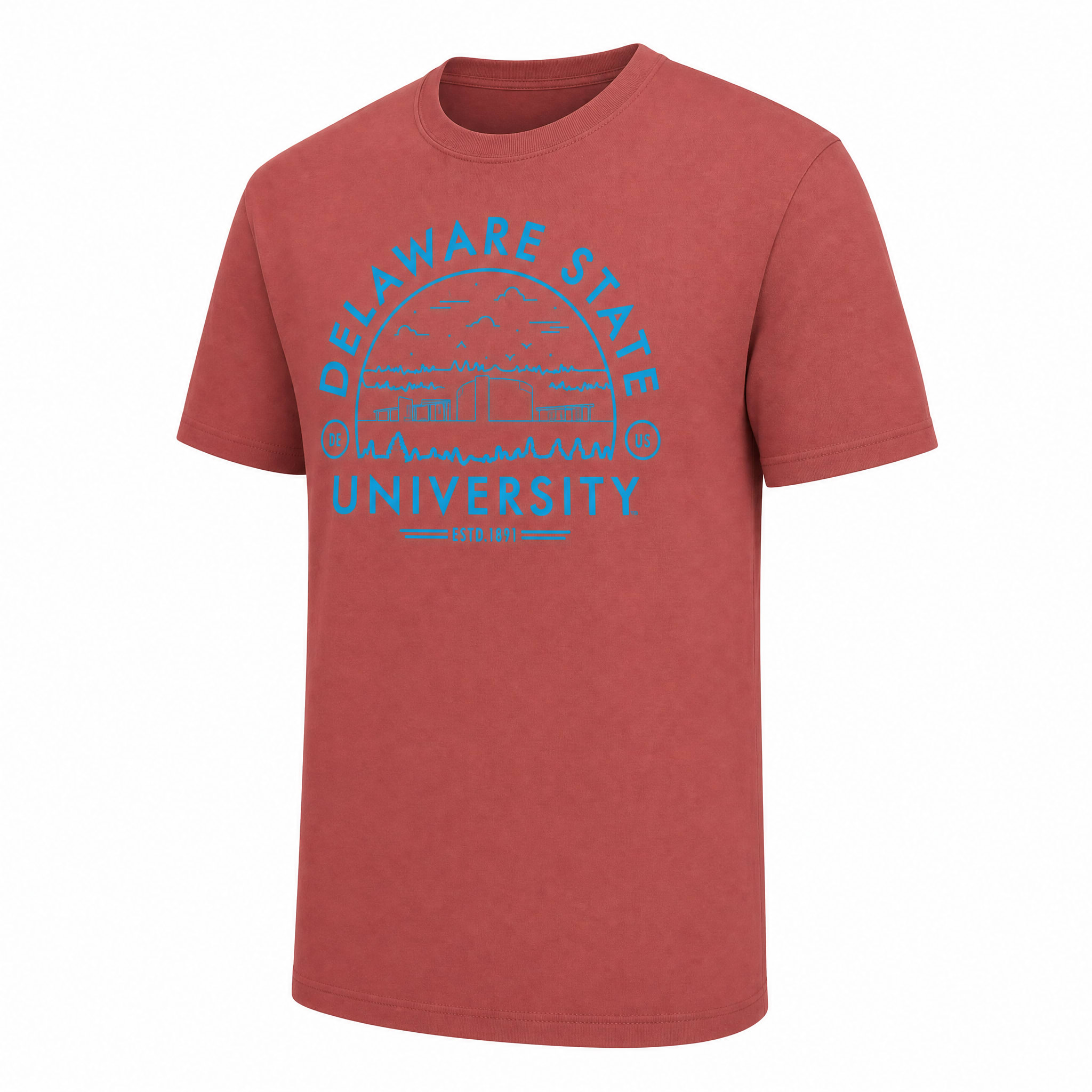 Delaware State University Garment Dye Short Sleeve T-Shirt - ONLINE ONLY
