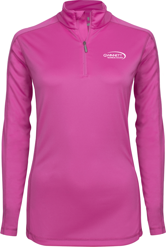 Gwinnett Tech Syntrel Womens Interlock 1/4 Zip Gwinnett Technical College - ONLINE ONLY