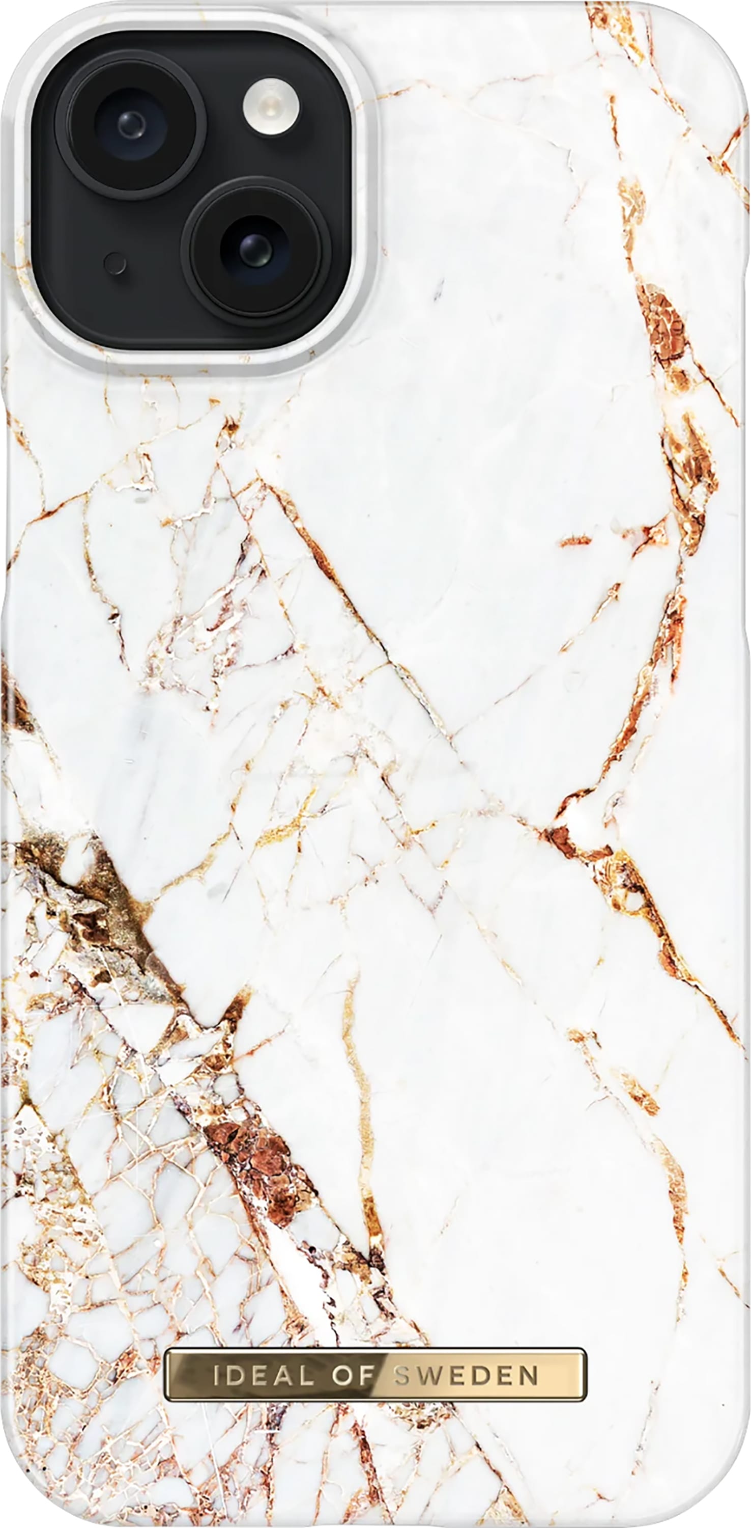 IDEAL OF SWEDEN Fashion MagSafe iPhone Case, Carrara Gold Marble - ONLINE ONLY