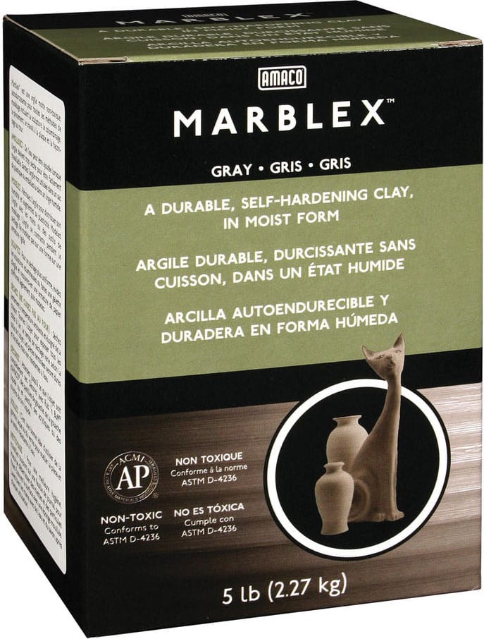 CLAY MARBLEX GRAY 5LB