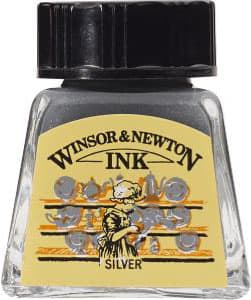 DRAWING INK 1/2 OZ SILVER