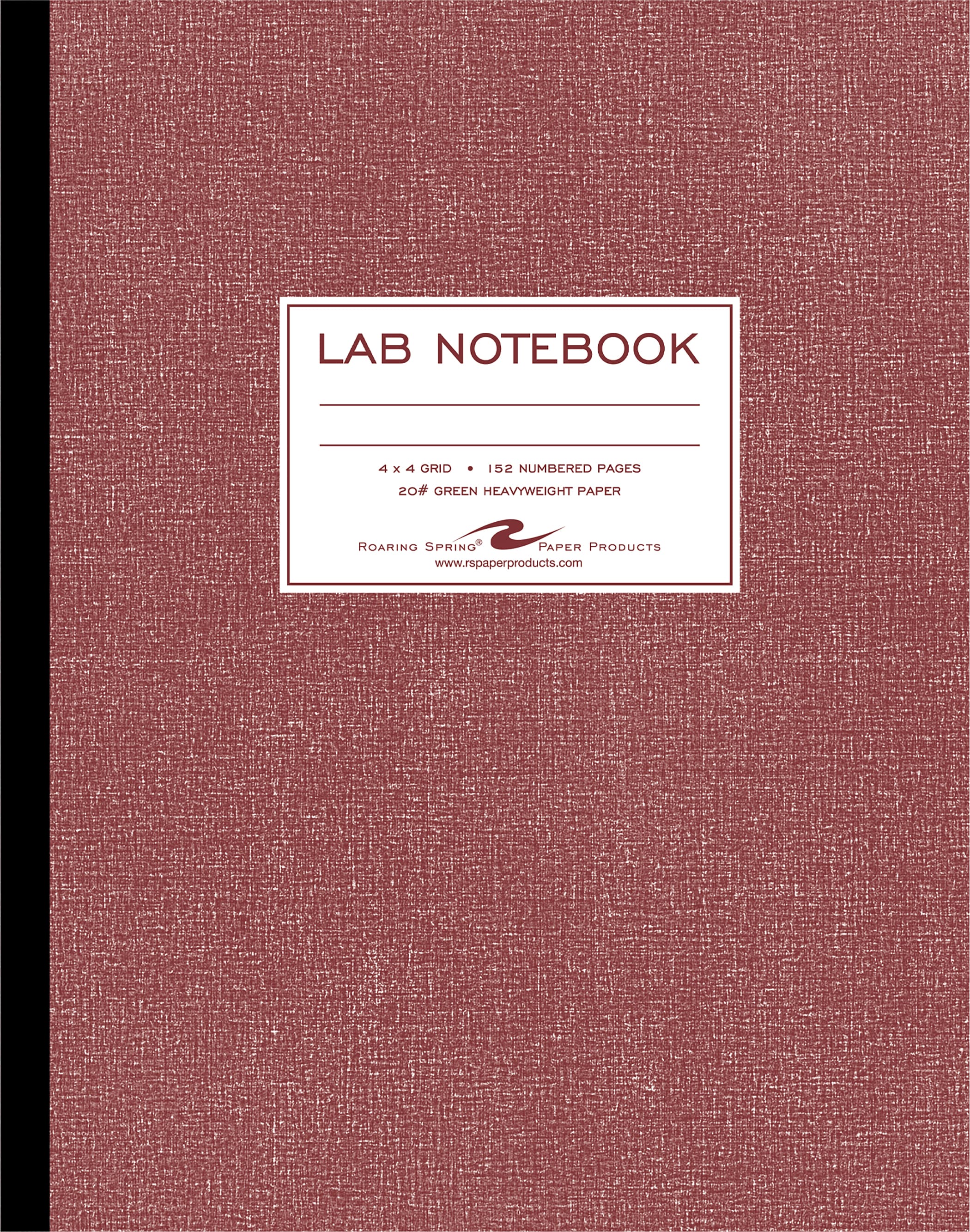 LAB BOOK 1-152 FLEX/GRN PAPER