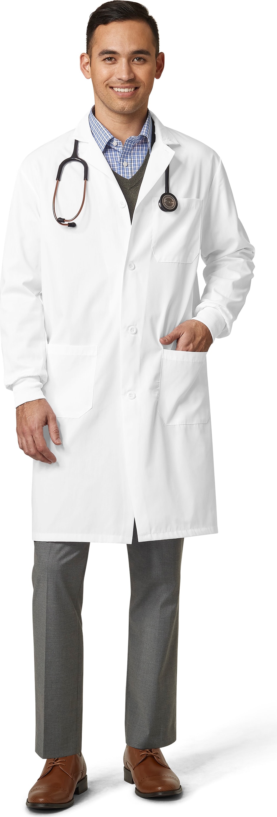 Fashion Seal Healthcare Unisex 80/20 Poplin 41'' Lab Coat White M