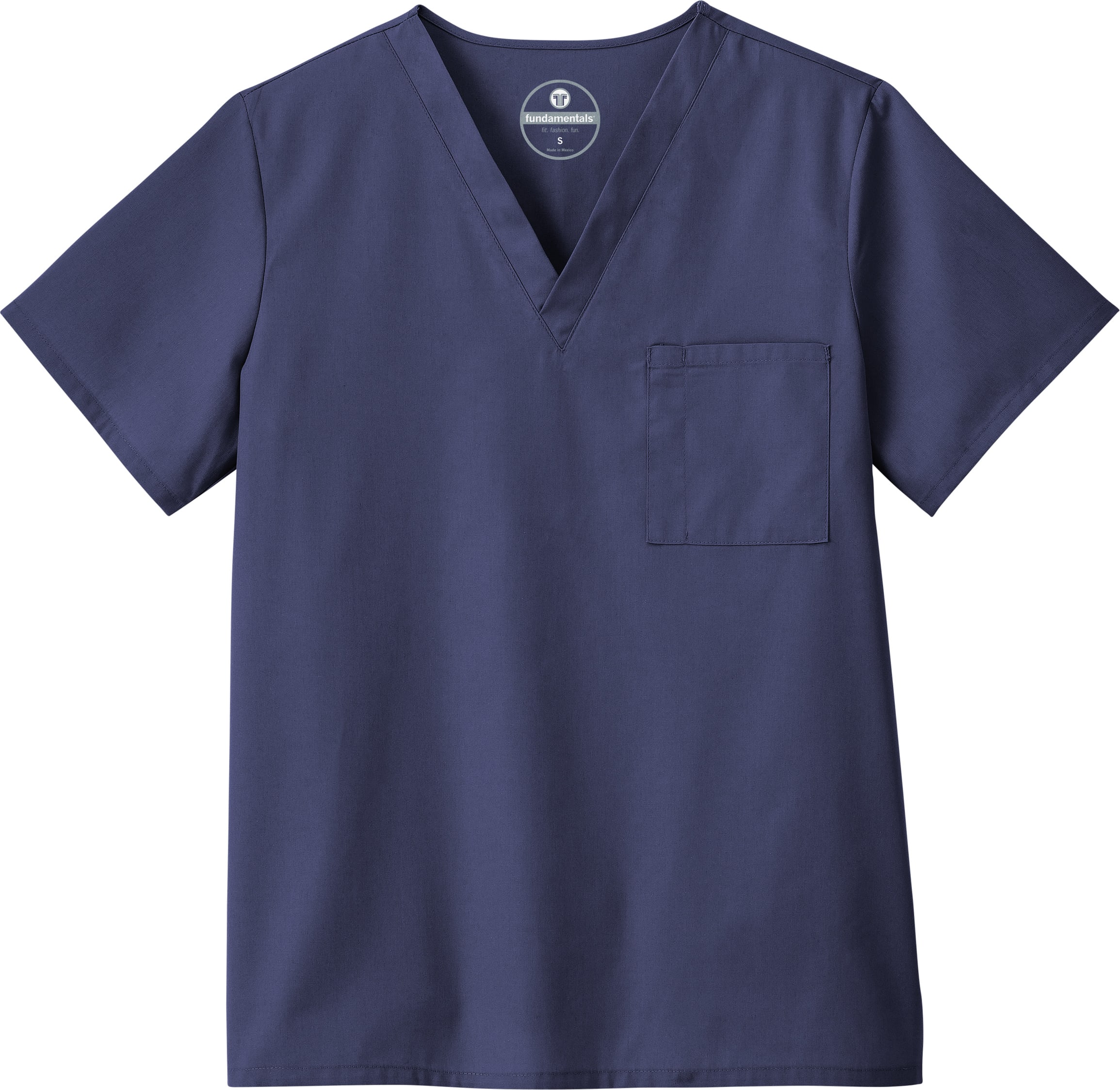 VNECK SCRUB TOP NAVY