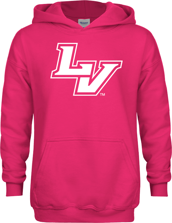LaVerne Youth Fleece Hoodie University of La Verne  LV Mark
