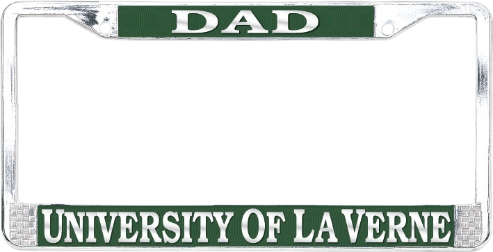 University of La Verne Dad License Plate