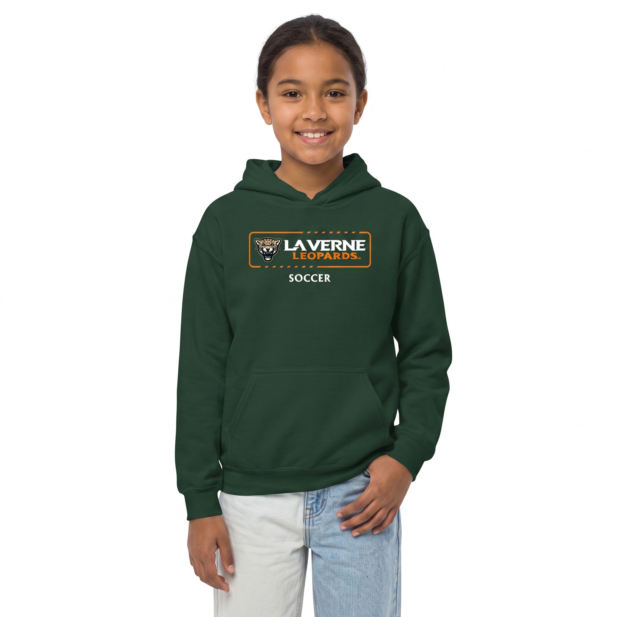 LaVerne Youth Fleece Hoodie La Verne Leopards Soccer
