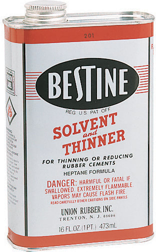 BESTINE RUBBER CEMENT THINNER PINT